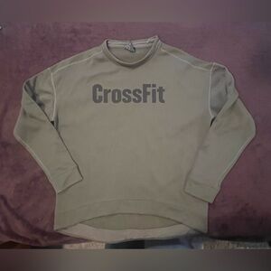 NOBULL Women’s Sweatshirt Army Green Small Oversized